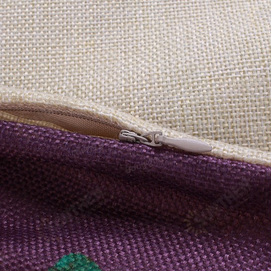 44x44cm Purple Linen Pillow Case Throw Cushion Cover Home Decor 44x44cm Purple Linen Pillow Case Throw Cushion Cover Home Decor