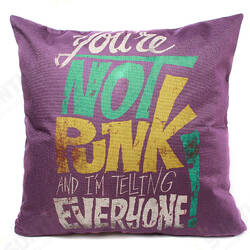 44x44cm Purple Linen Pillow Case Throw Cushion Cover Home Decor 44x44cm Purple Linen Pillow Case Throw Cushion Cover Home Decor