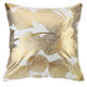 45 x 45cm Cushion Gold Leaves Geometric Pattern Pillow Cover Square Decorative Pillowcases For Decor Sofa Chair