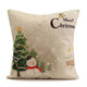 45X45cm Christmas Fashion Cotton Linen Pillow Case Santa Claus Snowmen Gift Home Decor