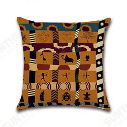 45x45CM African National Style Geometric Printing Cushion Cover Linen Pillow Case Home Decor Pillow Cover 45x45CM African National Style Geometric Printing Cushion Cover Linen Pillow Case Home Decor Pillow Cover