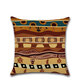 45x45CM African National Style Geometric Printing Cushion Cover Linen Pillow Case Home Decor Pillow Cover