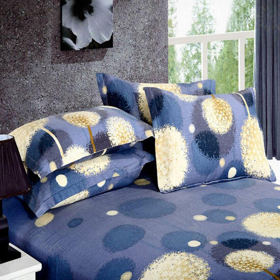 4pcs Pure Cotton Sanding Dandelion Printed Thicken Bedding Sets Duvet Cover