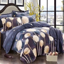 4pcs Pure Cotton Sanding Dandelion Printed Thicken Bedding Sets Duvet Cover 4pcs Pure Cotton Sanding Dandelion Printed Thicken Bedding Sets Duvet Cover