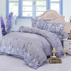 4pcs Suit Polyester Fiber Purple Rosemary Reactive Dyeing Bedding Sets 4pcs Suit Polyester Fiber Purple Rosemary Reactive Dyeing Bedding Sets