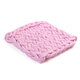 50 x 50cm Handmade Knitted Blanket Cotton Soft Washable Lint-free Throw Multicolored Thick Thread Blankets