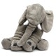 50x45cm Grey Large Elephant Plush Stuffed Pillows Cushion Gift Bedding Decor Back Cushions