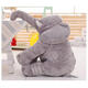 50x45cm Grey Large Elephant Plush Stuffed Pillows Cushion Gift Bedding Decor Back Cushions