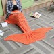 60x160cm 3 Color Yarn Knitting Mermaid Tail Blanket Warm Super Soft Bed Mat Sleep Bag Birthday Gift