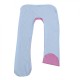 70x130cm Multifunctional Pillow Case Support Sleeping Woman Pillow Cover Side Lying U-shaped Pillow Cotton Cushion Cover