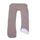 70x130cm Multifunctional Pillow Case Support Sleeping Woman Pillow Cover Side Lying U-shaped Pillow Cotton Cushion Cover