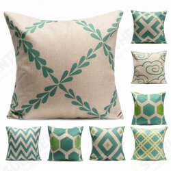 Blue Variety Style Cotton Linen Pillow Cases Sofa Waist Throw Cushion Cover Blue Variety Style Cotton Linen Pillow Cases Sofa Waist Throw Cushion Cover