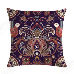 Bohemian Pillowcase Creative Printed Linen Cotton Cushion Cover Home Sofa Decor Throw Pillow Cover Bohemian Pillowcase Creative Printed Linen Cotton Cushion Cover Home Sofa Decor Throw Pillow Cover
