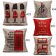 British Style Printed Pillows Cases Home Bedroom Sofa Decor Cushion Cover