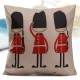 British Style Printed Pillows Cases Home Bedroom Sofa Decor Cushion Cover