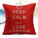 British Style Printed Pillows Cases Home Bedroom Sofa Decor Cushion Cover