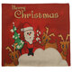 Christmas Letters Santa Claus Pillow Case Square Cushion Cover Home Sofa Office Decor