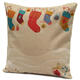 Christmas Socks Throw Pillow Cases Home Sofa Square Cushion Cover