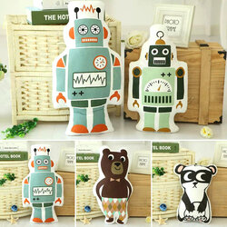 Cool Cute Robot Panda Brown Bear Throw Pillow Sofa Bed Car Office Cotton Cloth Cushion Home Decor Cool Cute Robot Panda Brown Bear Throw Pillow Sofa Bed Car Office Cotton Cloth Cushion Home Decor