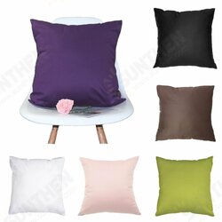 Cotton Pillow Case Solid Color Cushion Cover Throw Home Sofa Decoration 45X45cm Cotton Pillow Case Solid Color Cushion Cover Throw Home Sofa Decoration 45X45cm
