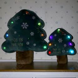 Creative Christmas LED Glowing Christmas Tree Pillow Plush Toys Children Gifts Home Party Decor Creative Christmas LED Glowing Christmas Tree Pillow Plush Toys Children Gifts Home Party Decor
