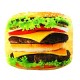 Creative Squishy 3D Pizza Cola Potato Hamburger Chips Pillows Food Cushion Birthday Gift Trick Toys