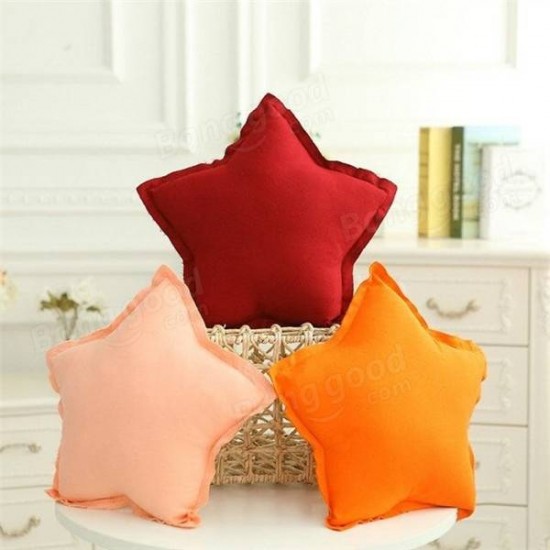 Creative Star Heart Shape Throw Pillow Cotton Cloth Sofa Bed Car Office Cushion Home Decor