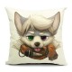 Cute Cartoon Dog Pillow Case Home Offcie Car Cushion Cover