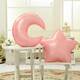 Cute Glitter Star Heart Moon Cloud Shape Throw Pillow PU Sofa Bed Car Office Cushion