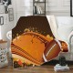 Double Thicken Blanket 3D Digital Printing Blanket Fugby Series Sofa Cover Rugby Cartoon Bedding