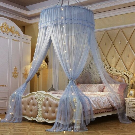 Elegant Lace Bed Canopy Mosquito Net Big Bed Canopy Home Bedding