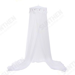Elegant Lace Bed Mosquito Netting Mesh Canopy Princess Round Dome Bedding Net Elegant Lace Bed Mosquito Netting Mesh Canopy Princess Round Dome Bedding Net