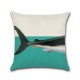 Elephant Shark Whale Dinosaur Cushion Cover Cotton Linen Pillow Case Throw Wedding Decor Pillowcase