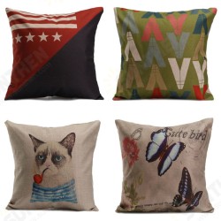 Fashion Series Square Pillow Cases Waist Cushion Cover Home Sofa Car Decor Fashion Series Square Pillow Cases Waist Cushion Cover Home Sofa Car Decor