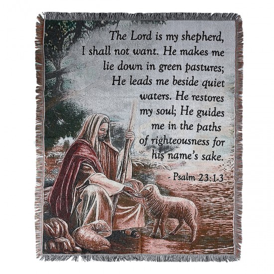 Folding Decorative Blanket Knit Tapestry Prayer Carpet Middle East Sofa Towel for Home Textiles