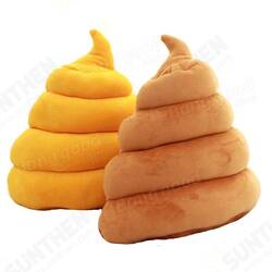 Funny Creative Brown Yellow Poo Shape Throw Pillow Bed Sofa Chair Plush Cushion Funny Creative Brown Yellow Poo Shape Throw Pillow Bed Sofa Chair Plush Cushion