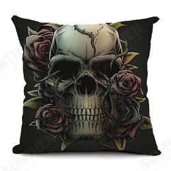 Halloween Gothic Cotton Linen Pillow Case Home Office Car Cushion Pillowcase Halloween Gothic Cotton Linen Pillow Case Home Office Car Cushion Pillowcase