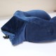 BX 28x28x13cm Blue Slow Rebound Memory Cotton Neck Pillow U Type Pillow Storage Pillow