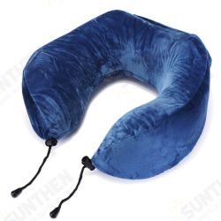 BX 28x28x13cm Blue Slow Rebound Memory Cotton Neck Pillow U Type Pillow Storage Pillow BX 28x28x13cm Blue Slow Rebound Memory Cotton Neck Pillow U Type Pillow Storage Pillow