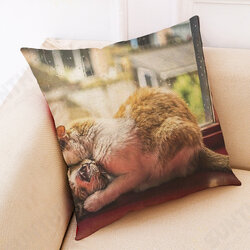 BX 45x45cm Cat Pattern Luxury Cushion Cover Graffi Style Throw Pillow Case Pillow Covers BX 45x45cm Cat Pattern Luxury Cushion Cover Graffi Style Throw Pillow Case Pillow Covers