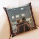 BX 45x45cm Cat Pattern Luxury Cushion Cover Graffi Style Throw Pillow Case Pillow Covers