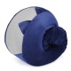 Blue Slow Rebound Memory Cotton Neck Pillow U Type Pillow Storage Pouch Travel Pillow