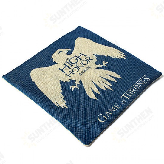 WX-118 Thrones Games Pillow Case Throw Car Sofa Seat Cushion Cover