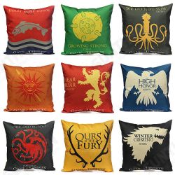 WX-118 Thrones Games Pillow Case Throw Car Sofa Seat Cushion Cover WX-118 Thrones Games Pillow Case Throw Car Sofa Seat Cushion Cover
