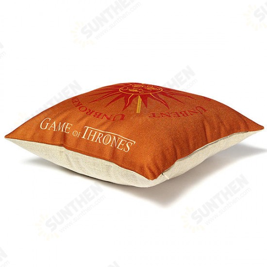 WX-118 Thrones Games Pillow Case Throw Car Sofa Seat Cushion Cover