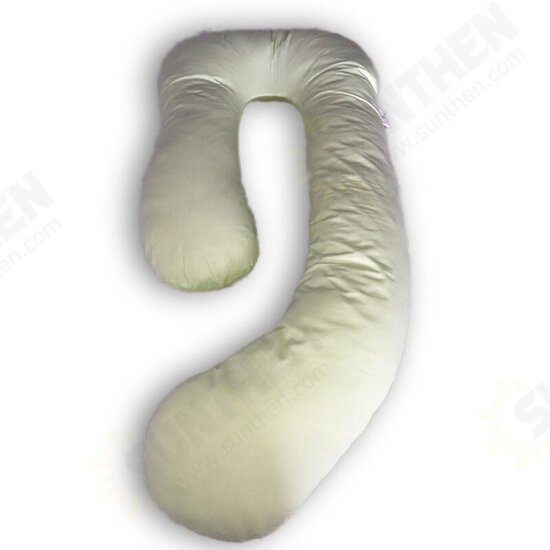 WX-8265 J Shape Pregnancy Soft Body Pillow Side Lying Cushion for Pregnant Women & Side Sleep