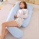 WX-8265 J Shape Pregnancy Soft Body Pillow Side Lying Cushion for Pregnant Women & Side Sleep