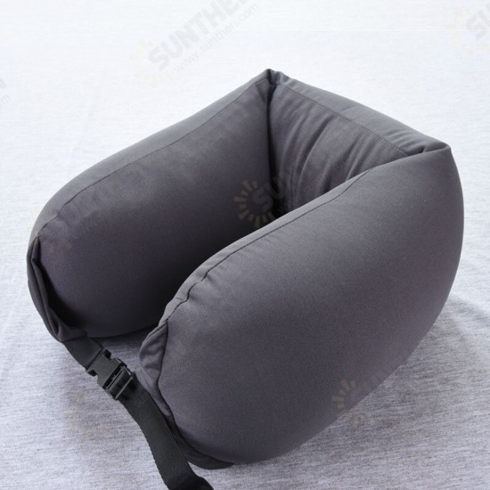 WX-P5 4-in-1 Convertible Travel Pillow for Side Back Sleepers Lumbar Support Washable Cushion