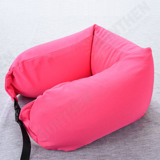 WX-P5 4-in-1 Convertible Travel Pillow for Side Back Sleepers Lumbar Support Washable Cushion