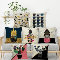 INS Nordic Pineapple Cactus Geometric Style Linen Cushion Cover Home Sofa Art Decor Seat Pillow Case INS Nordic Pineapple Cactus Geometric Style Linen Cushion Cover Home Sofa Art Decor Seat Pillow Case